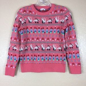 Crewcuts girls pink sweater